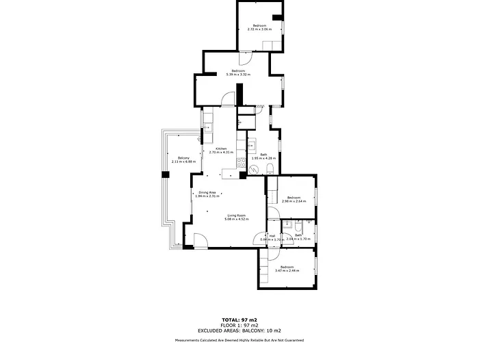 4br Penthouse W Pool & Parking 500m From The Daire